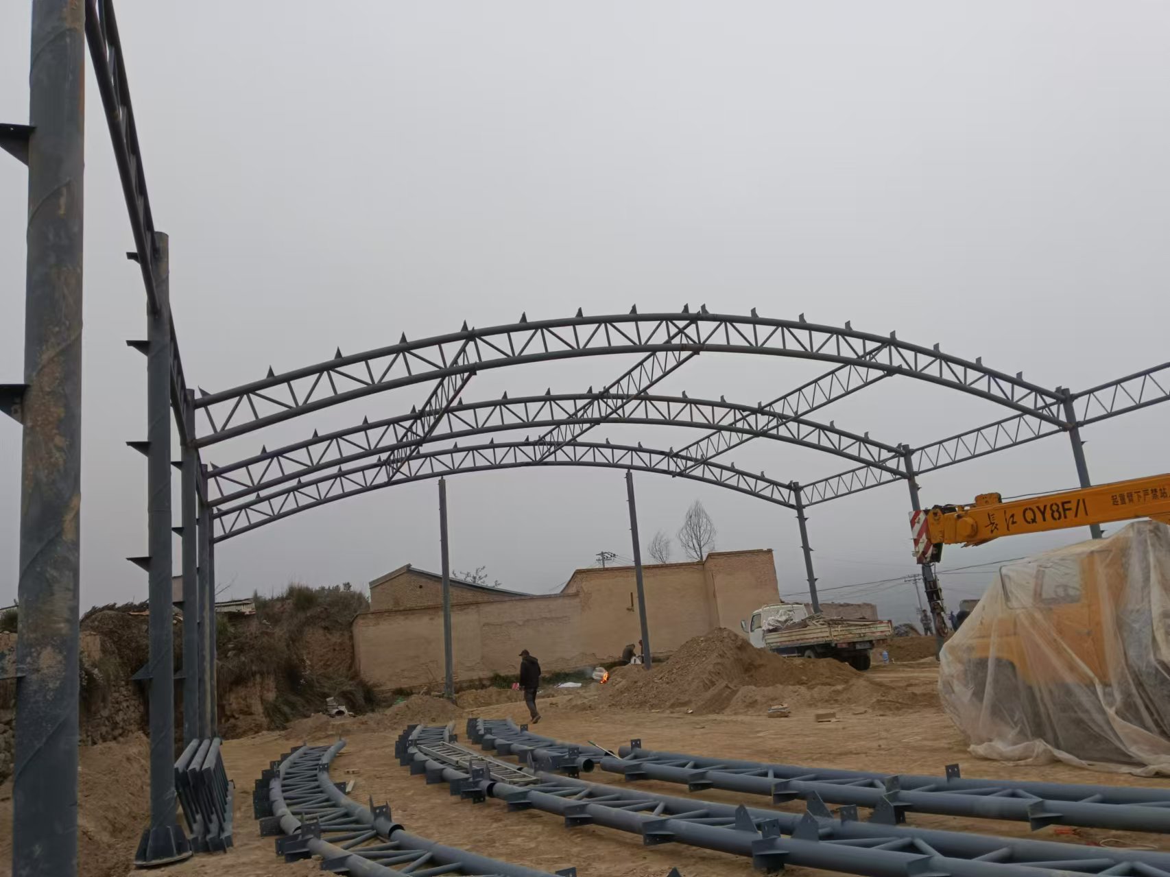 馬坡鄉(xiāng)河灣村和美鄉(xiāng)村建設項目-農產品晾曬中心