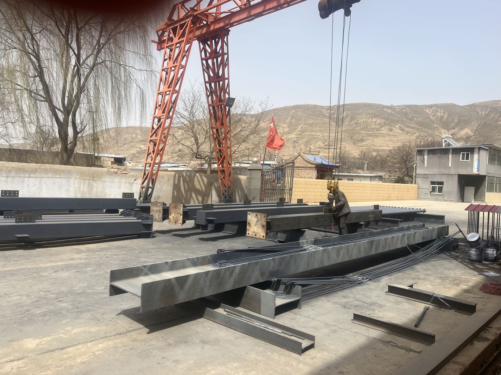 彭家坪非機(jī)動車棚-構(gòu)建加工